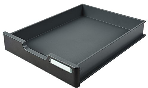 Exacompta 336714D Schublade Normal mit schwarzer Frontplatte für Ablagesystem Modulodoc schwarz/dunkelgrau