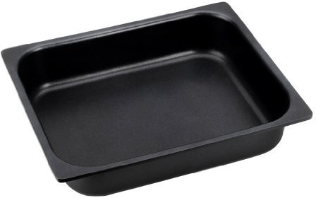 BRA Bandeja rustidera, Aluminio Fundido, Negro, 30 cm