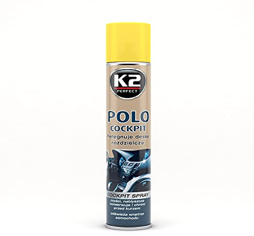 K2 Polo Cockpit Cockpitreiniger Cockpitpflege Cockpitspray Nanotech, Gebindegröße:300 ml;Duft:Vanille