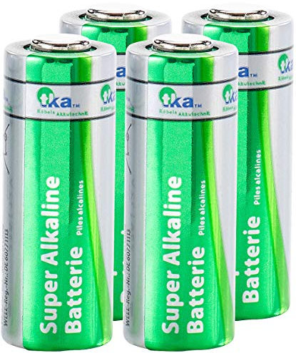 tka Köbele Akkutechnik Batterie 23A 12V: Alkaline Batterie A23/12 V High Voltage, 4er-Set (Batterie Typ A23, A23 12V, Headset, Bluetooth)