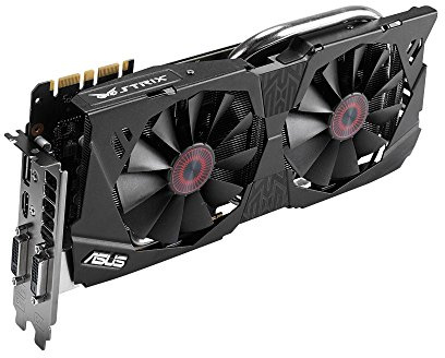 Asus GeForce STRIX-GTX970-DC2OC-4GD5 256 Bit Graphics Card, 4 GB GDDR5