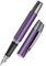 Ergonomic fountain pen for school/college - Online Campus Lilac - solid medium nib, soft grip part, for standard ink cartridges, refillable, for beginners/pupils/students/adults