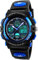 Urdesw Kids Digital Waterproof Watches for 6-15 Year Old Boys Electronic Analogue Quartz Watch with Wrist Watch Rubber Waterproof Outdoor Sports Watches Christmas Day Gifts