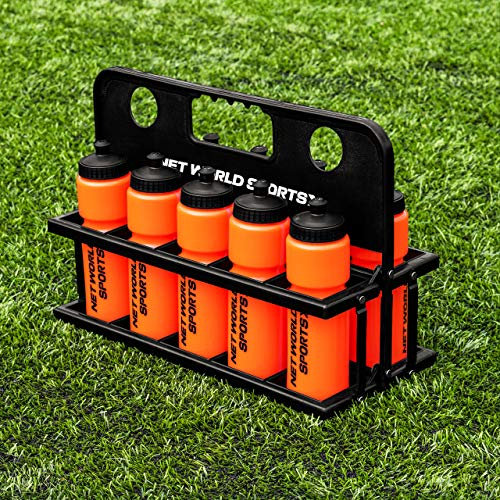 FORZA 10 Water Bottles & Carrier [750ml] - BPA Free Plastic - Variety Of Colours (Orange)