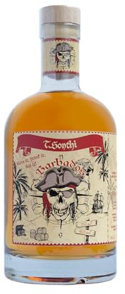 T.Sonthi Barbaos - Premium Spirituose auf Rumbasis - hergestellt aus 10 Jahre gelagertem Rum aus Barbados - 700ml - 40% Vol.
