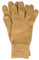 FosterNatur, Herren Handschuhe/Fingerhandschuhe, 100% Wolle extrafine (9,5, Camel)