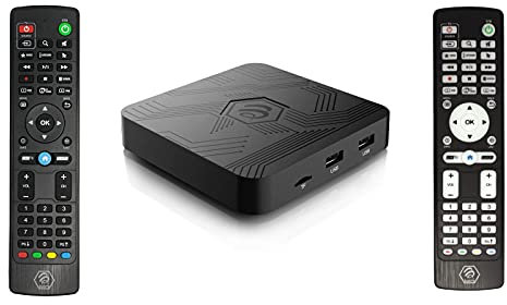 buzz tv Essentials E2 4K Android Box | 16GB de almacenamiento 2GB RAM | Bonus IR-100l (luminoso) control remoto de repuesto de fábrica