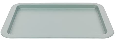 Progress BW11355TEU7 Go Bake 38cm Backblech - antihaftbeschichtetes, rechteckig, Karbonstahl Backformen, wiederverwendbares Backofenblech, für Ofen, PFOA-freies, blaugrün
