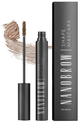 Nanobrow Shape Mascara - mascara for eyebrows, perfect brow definition, easy brow styling (Light Brown)