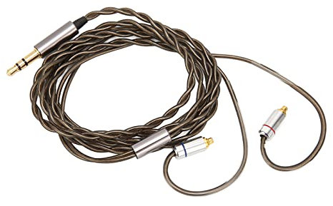 Mmcx Kopfhörerkabel 3.5Mm Stecker Versilbert Kupferkern In-Ear Upgrade Draht für Sennheiser Ie300 Ie600 Ie900 3.9Ft Mmcx Kabel