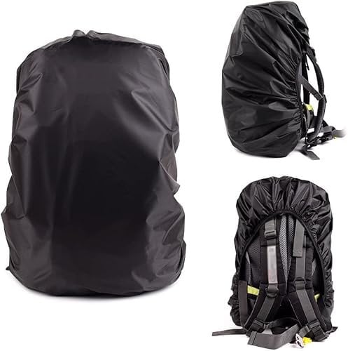Pubiao Waterproof Cover Rucksack Rain Covers Backpack Raincover Ultralight Large Luggage Bag Cover Foldable Protector for Hiking, Camping, Cycling, Outdoor, Traveling (55-60L)