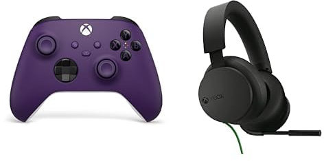 Xbox Wireless Controller – Astral Purple + Xbox Stereo Headset