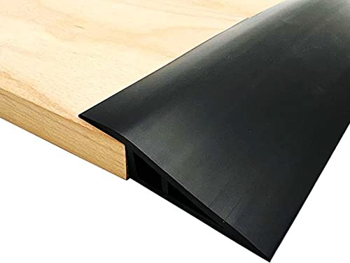 GELINTONG Ausgleichsprofil aus PVC, Rückholprofil, Anpassungsprofil, Schwellenleiste, Übergangsband für Bodenschwelle, selbstklebend, Übergangsschiene, Höhenverstellungsprofil