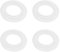 Qrity Arandela de Fregadero de Goma 20mm, Lavabo de Lavabo Junta Tórica, Tapón de Baño Juntas Tóricas, Junta para Desagües Bañera Juntas, Tapón de Clic de Goma Transparente, Sello Labial