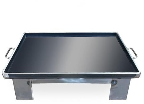 SanGin Teppanyaki Plate Teppanyaki Commercial Iron Plate Fast Heat Conduction Even Heating All Sides Are The Same Height No Oil Leakage,70CM