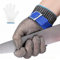 Donfri Kettenhandschuh Metzger Schnittschutzhandschuhe Arbeitshandschuhe Küche Fleisch Austernmesser Handschuhe Dornenfest (XL)