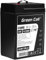 GreenCell® Rechargeable Batterie AGM 6V 4,5Ah accumulateur au Gel Plomb Cycles sans Entretien VRLA Battery étanche Résistantes| Jouets | Installations d'alarme | Véhicules pour Enfants