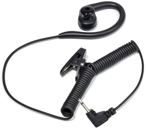 UAYESOK Auricolare cablato 1 pin walkie talkie 2.5 mm, Solo ascolto/ricevitore, Cuffie walkie talkie per altoparlante a distanza, Motorola Kenwood Icom bidirezionale.