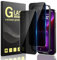 Guretok Verre Trempé Anti-Espion pour iPhone 13/13 Pro/16e 6,1, Vitre Protection pour iPhone 13/13 Pro/16e écran Protege Kit Outil d'Installation Facile, [Sans Bulles][9H Dureté][Facile à Installer]