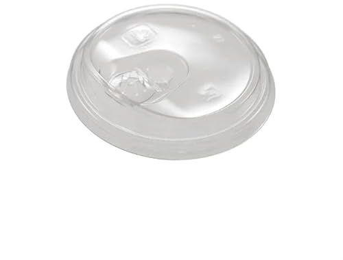 Huhtamaki RPET Strawless Cold Cup Lid (Pack 1000) | Recycled plastic construction supports eco-friendly catering, while the sip-through design eliminates separate straws.