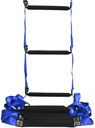 Emergency Fire Escape Ladder 16 Feet Portable Safety Rope Ladder Emergency Escape Ladders for 2-3 Story Homes for Windows, Balconies, and Sailboats, Kayaks, Etc