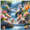 feelive Kaninchen Diamond Painting Kits für Erwachsene, Ostern DIY Diamant Painting Bilder für, Bausätze für Diamantmalerei 5D Runde Steine Diamant Painting für Zuhause Dekor 30x40cm