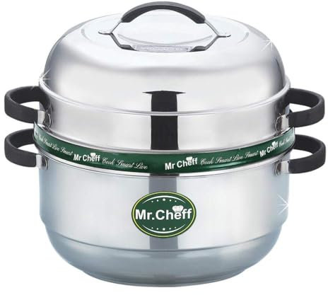 Export Store - Arrocera térmica de acero inoxidable, 2 kg, color plateado, 12 L