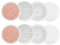 8 Pack S6002UK S7201UK S7000 Shark Steam and Scrub Mop Pads Replacement for Shark Steam Mop,Resuable Washable Steam & Scrub All-in-One Cleaning Pads(4 Scrub Pads+2 Soft Pads+2 Heavy Duty Scrub Pads)