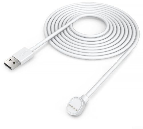 Hasaller Extension Cable USB Charging Cable for Nest Cam Battery Version 5.2/8/10.4m Four Core Thick Weatherproof Extension Cord Indoor Outdoor Security Camera Power Supply(10m)