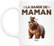 Cadeau Plus Mug Personnalisé Prénom - La Bande À Papa Maman Ours - Cadeau fete des peres personnalisable, cadeau grand pere, tasse papa, maman mug (1 Enfant)