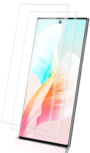 Carantee 2 Pièces Verre Trempé pour Samsung Galaxy Note 10 Plus, HD Haute Sensibilité Film Protection écran pour Note 10+, Ultra Résistant Dureté 9H vitre protection, Sans Bulles Protection D'écran