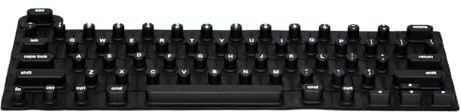 TYPEUP Keyboard Cover for Long Nails - Raised Keyboard for MacBook Pro & Air, iPad 13, & Magic Keyboard (No Numpad) - Silicone – Comfortable, Precise Typing – Protects Nails & Keys (Black)
