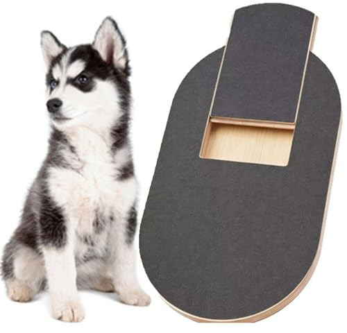 Wmzjnljy Dog Nail Scratch Board File Solid Nail Scratch Board with Treat for Dogs Dog Scratch Board With Built-in Snack Box(Z152-1)