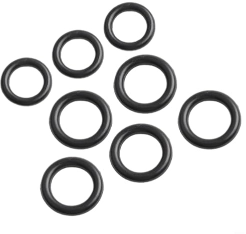 50 Pcs Rubber O-Rings Set for Pressure Washer Hose Quick Connect, High Pressure Sealing Gaskets for Garden Irrigation Fittings, Power Washer Spares UK, Black