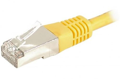 MCL 3 m Cat 6 F/UTP Patch-Kabel – gelb