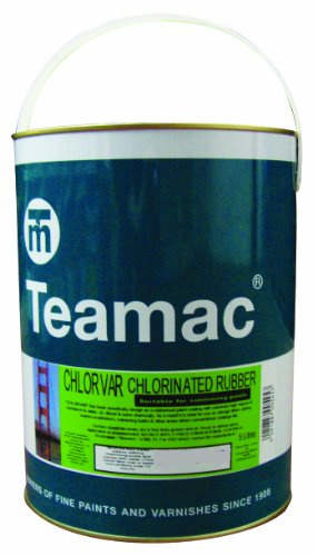 Teamac Chlorinated Rubber Paint - Black - 5 Litres