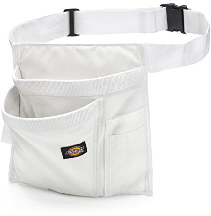 Dickies 5-Pocket Single Side Tool Belt Pouch/Work Apron for Painters, Carpenters, and Builders, Durable Canvas Construction, Adjustable Belt for Custom Fit