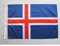 AZ FLAG - Drapeau Islande - 45x30 cm - Pavillon Nautique Islandais Spécial Bateau Et Extérieur En Maille Bloquée Avec Anneaux Plastiques Intégrés - 30g