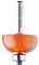 CMT 937.286.11 Fresa a Raggio Convesso con Cuscinetto in Hw, Grigio/Arancio