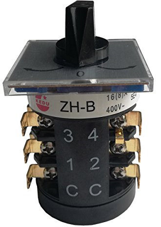 ZH-B 250V-400V 16 (8) A Industrielle ON-OFF-ON Universalschalter Umschalter Permutator für Motorumkehrrichtung