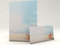 Sommer Urlaub Strand Motivpapier Set mit Umschlag Seestern 20 Blatt A4 und 20 passende Kuverts