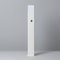 LEDKIA LIGHTING - Außen Bodenleuchte | 74cm mit Bewegungsmelder | Elegantes Design | Aluminium & PMMA für Langlebigkeit | E27 Fassung (Lampe nicht enthalten), Weiß