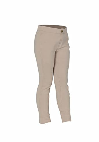 Shires Maids Childrens SaddleHugger Jodhpurs - Canary