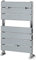 Milano Lustro Chrome Flat Panel Heated Towel Rail - 620mm x 450mm
