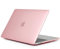 TECOOL Funda Compatible con MacBook Pro 13 Pulgadas 2016-2022 (M2 M1 A2338/A2289/A2251/A2159/A1989/A1706/A1708), Carcasa de Plástico Ultrafina, Fucsia Cristal