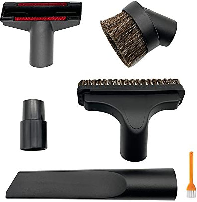 IZSOHHOME Kit Spazzola di Ricambio Compatibile con aspirapolvere Universale 32mm e 35mm Kit 5 Pezzi con Attacco in crine di Cavallo