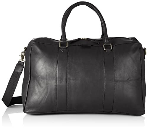 JACSTOCKHOLM LEATHER WEEKENDBAG