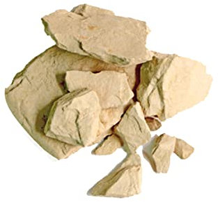 KULIA® Multani Mitti Puder Fullers Schmutzentfernungserde Gesichtspuder Bentonit-Ton reinigender Reiniger Bräunungsentfernung organischer Multani Mitti Gesichtsreiniger 100 Indische Schönheits