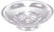TOPBATHY Jabonera de Cristal, Soporte de jabón Redondo Transparente, Protector de jabón Decorativo para , bañera, Fregadero de baño, Fregadero de Cocina