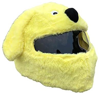 Yusheng Weihnachtsmann Motorradhelm Überzug Weihnachtsmütze Plüsch Weihnachtsmann Motorradhelm Hut Motorradhelm Zubehör